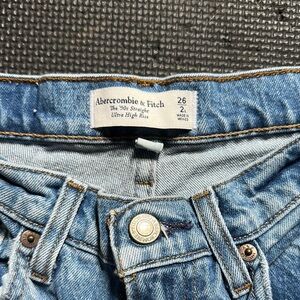 Abercrombie & Fitch Light Blue Ultra High Rise Jeans